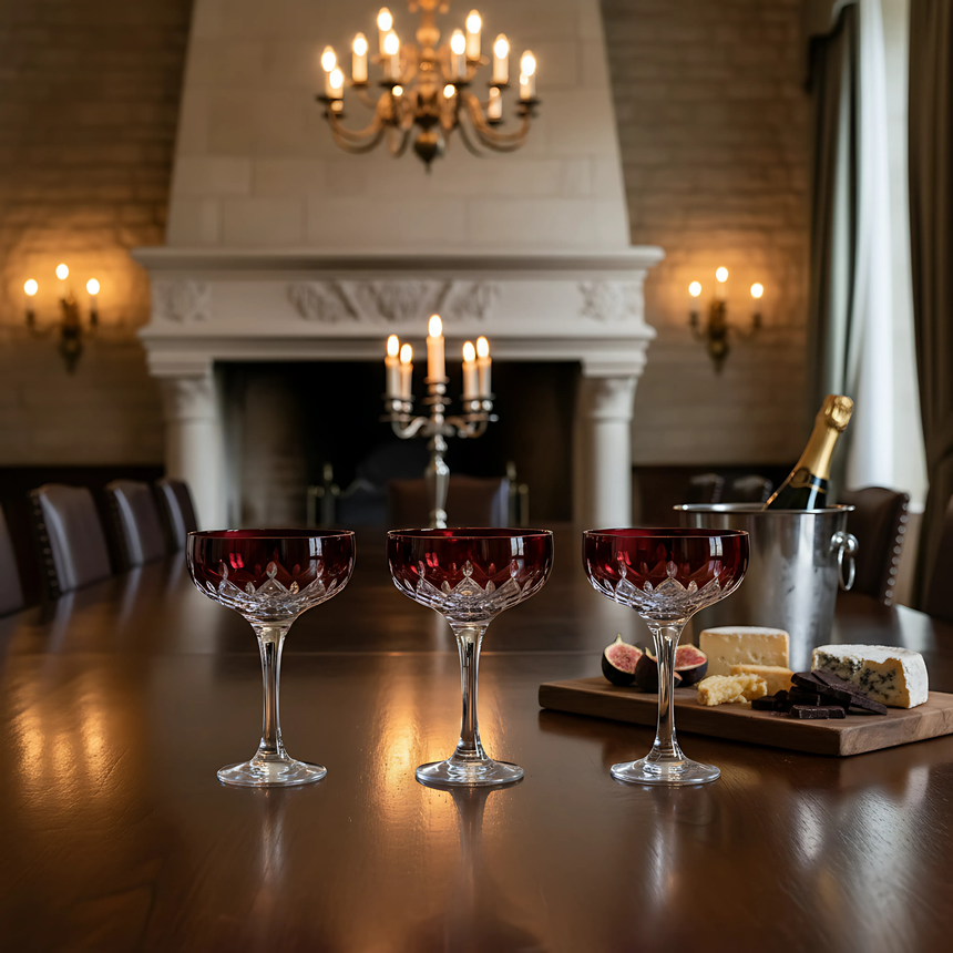 Aria Kup Ayaklı Bardak - Margerie Crystal