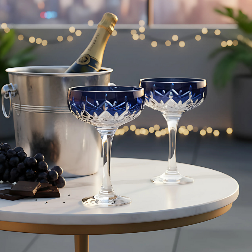 Aria Kup Ayaklı Bardak - Margerie Crystal