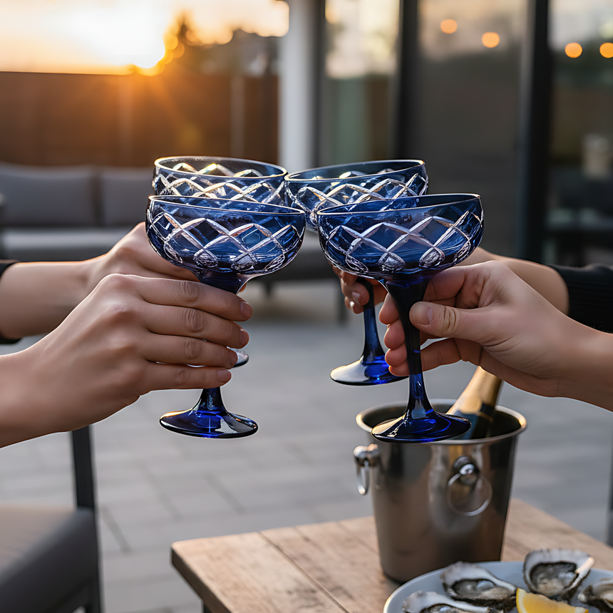 Heritage Kup Ayaklı Bardak - Margerie Crystal