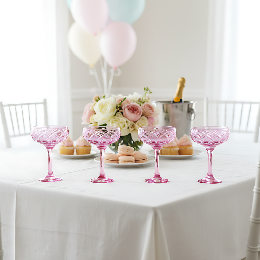 Heritage Kup Ayaklı Bardak - Margerie Crystal