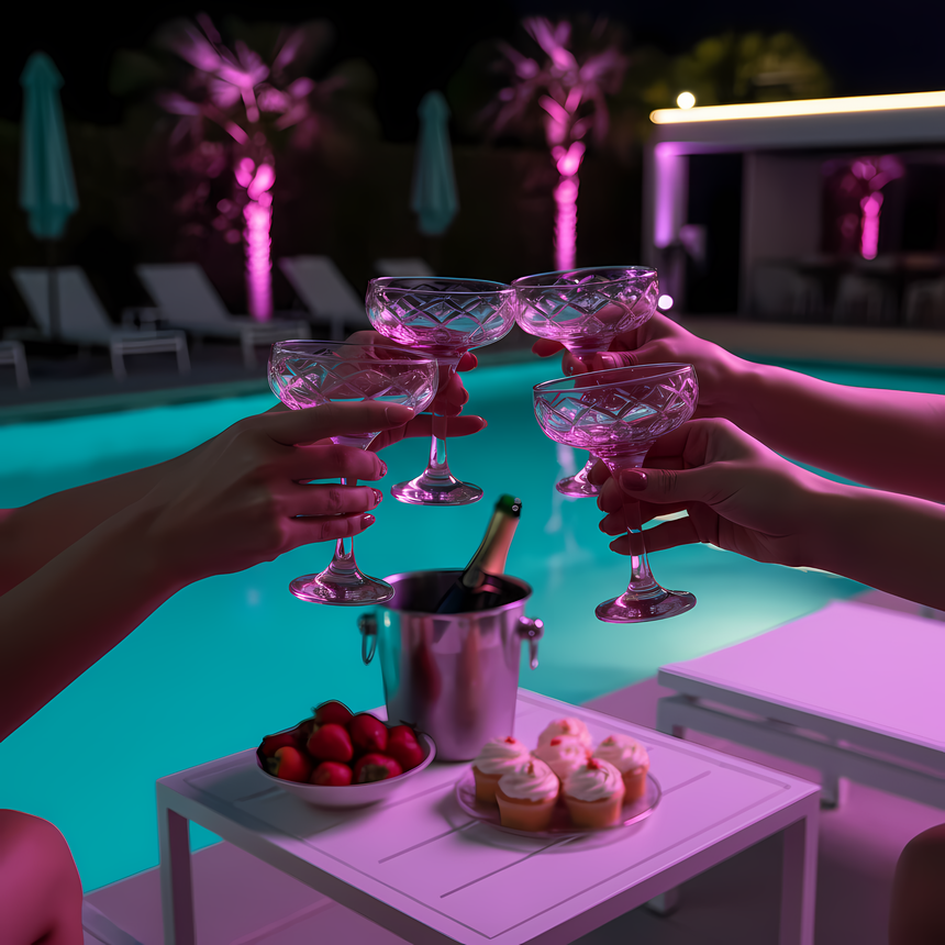 Heritage Kup Ayaklı Bardak - Margerie Crystal