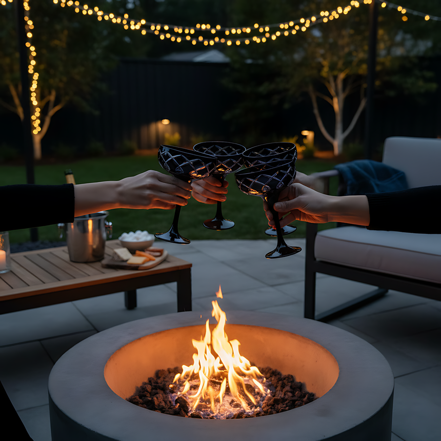 Heritage Kup Ayaklı Bardak - Margerie Crystal