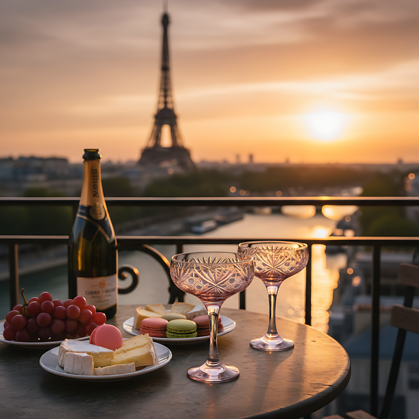 Éclat Kup Ayaklı Bardak - Margerie Crystal