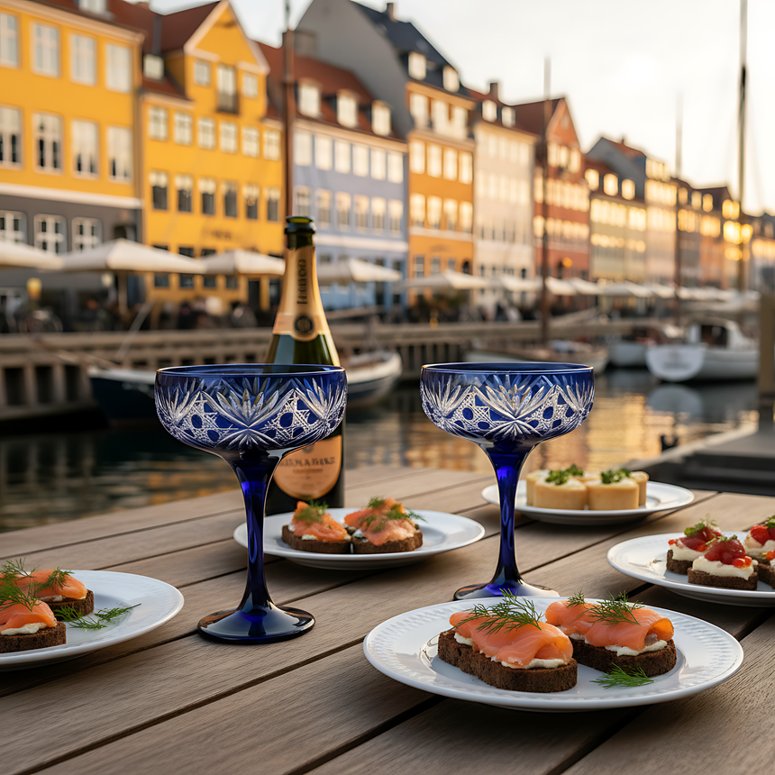 Éclat Kup Ayaklı Bardak - Margerie Crystal