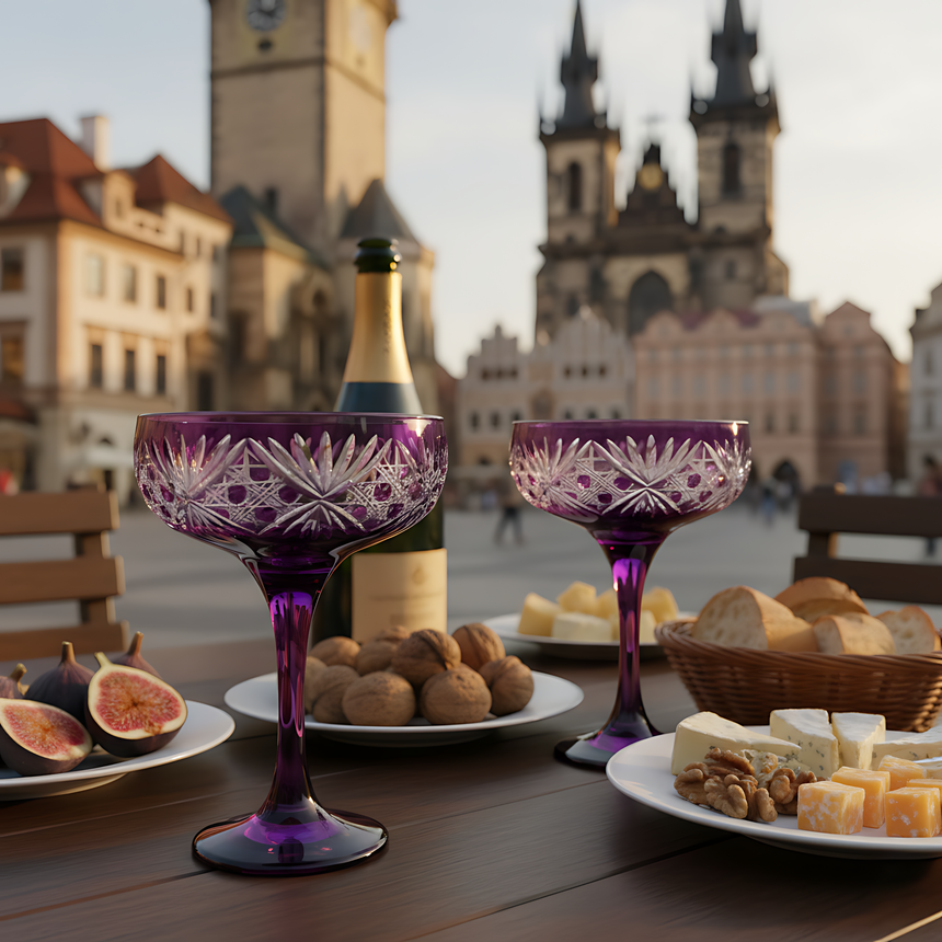 Éclat Kup Ayaklı Bardak - Margerie Crystal