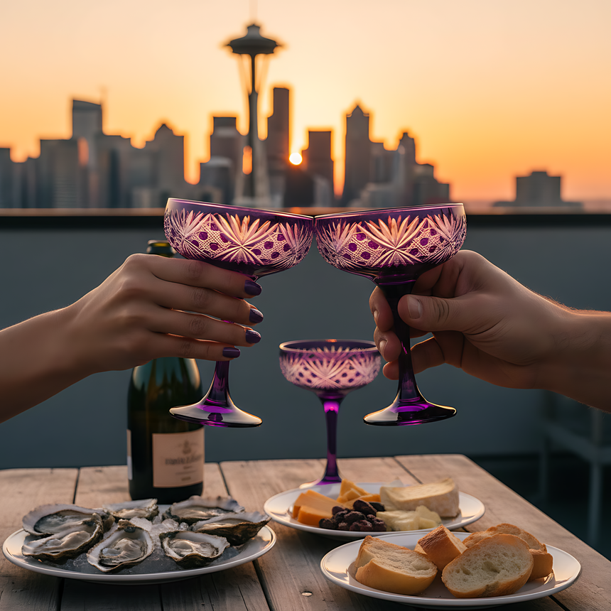 Éclat Kup Ayaklı Bardak - Margerie Crystal