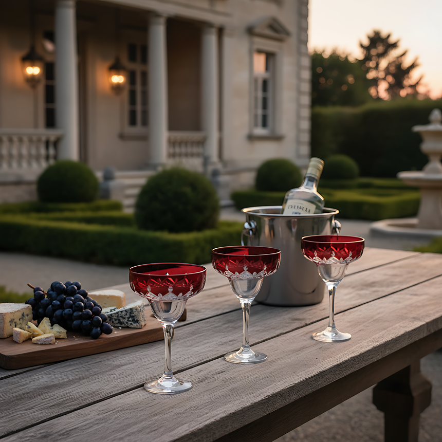 Aria Kup Ayaklı Kadeh - Margerie Crystal