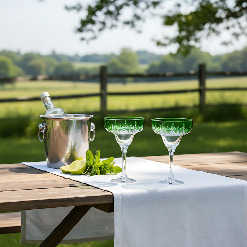 Aria Kup Ayaklı Kadeh - Margerie Crystal