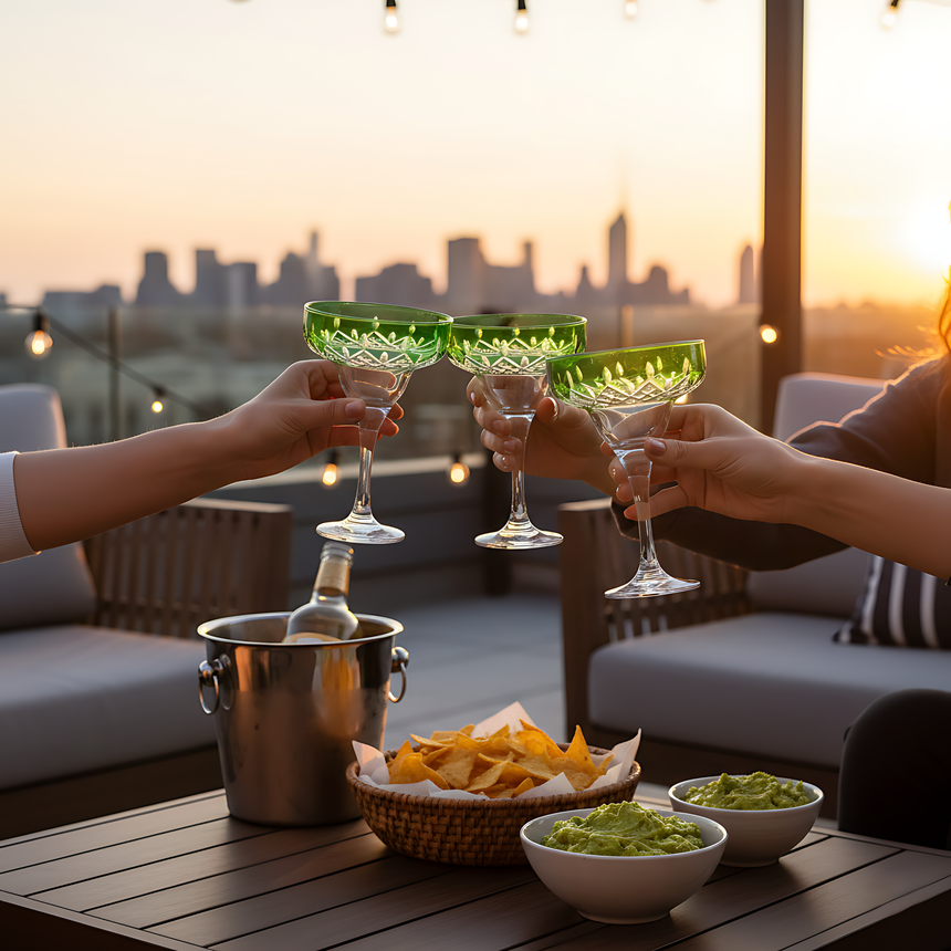 Aria Kup Ayaklı Kadeh - Margerie Crystal