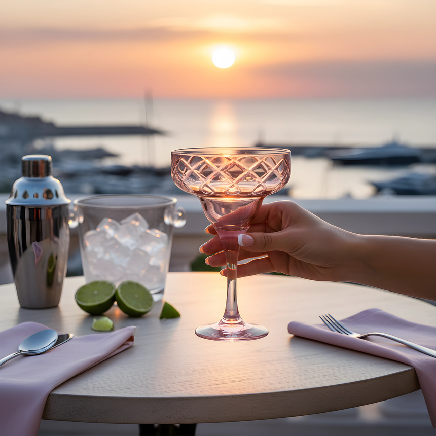 Heritage Kup Ayaklı Kadeh - Margerie Crystal