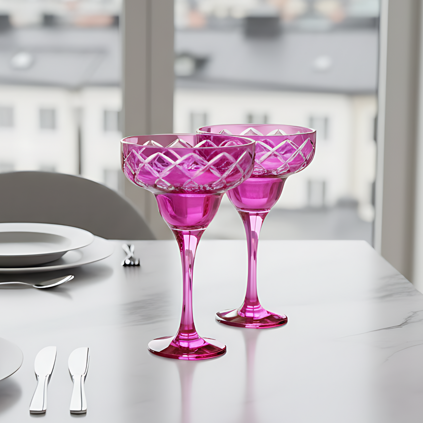 Heritage Kup Ayaklı Kadeh - Margerie Crystal