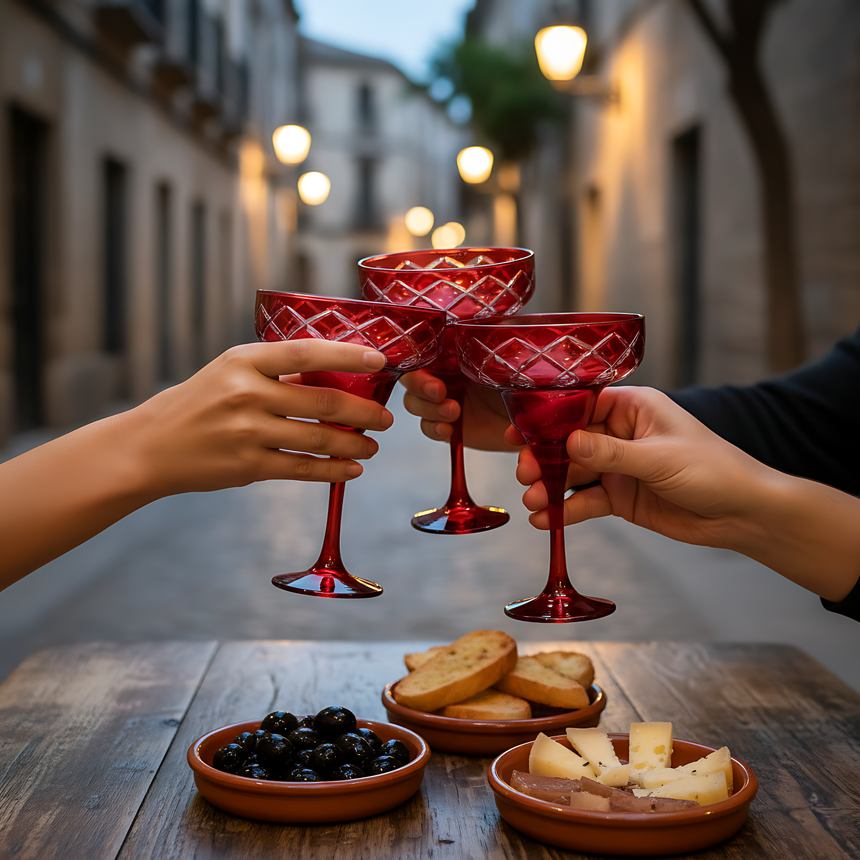 Heritage Kup Ayaklı Kadeh - Margerie Crystal