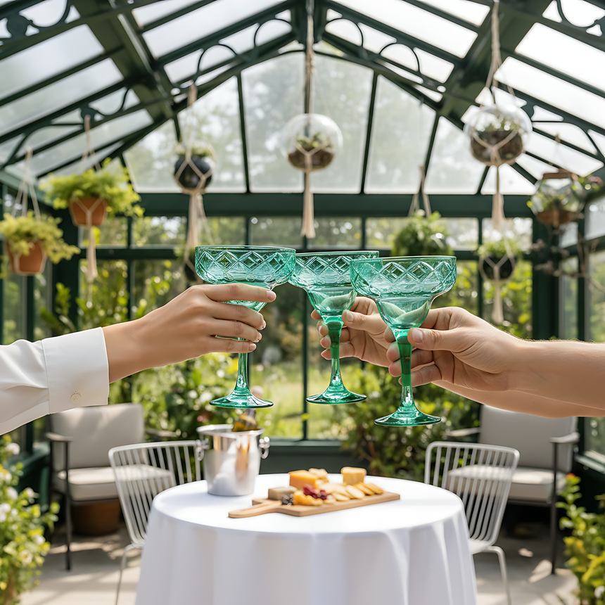 Heritage Kup Ayaklı Kadeh - Margerie Crystal