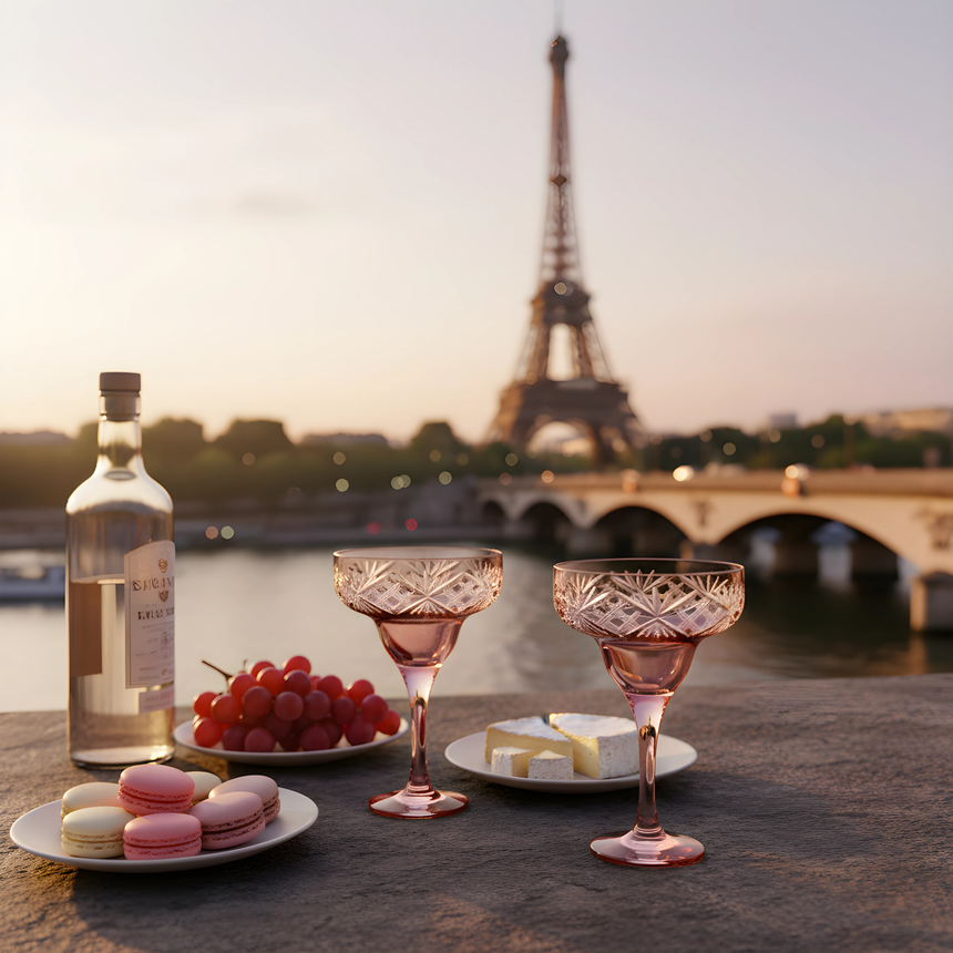 Éclat Kup Ayaklı Kadeh - Margerie Crystal