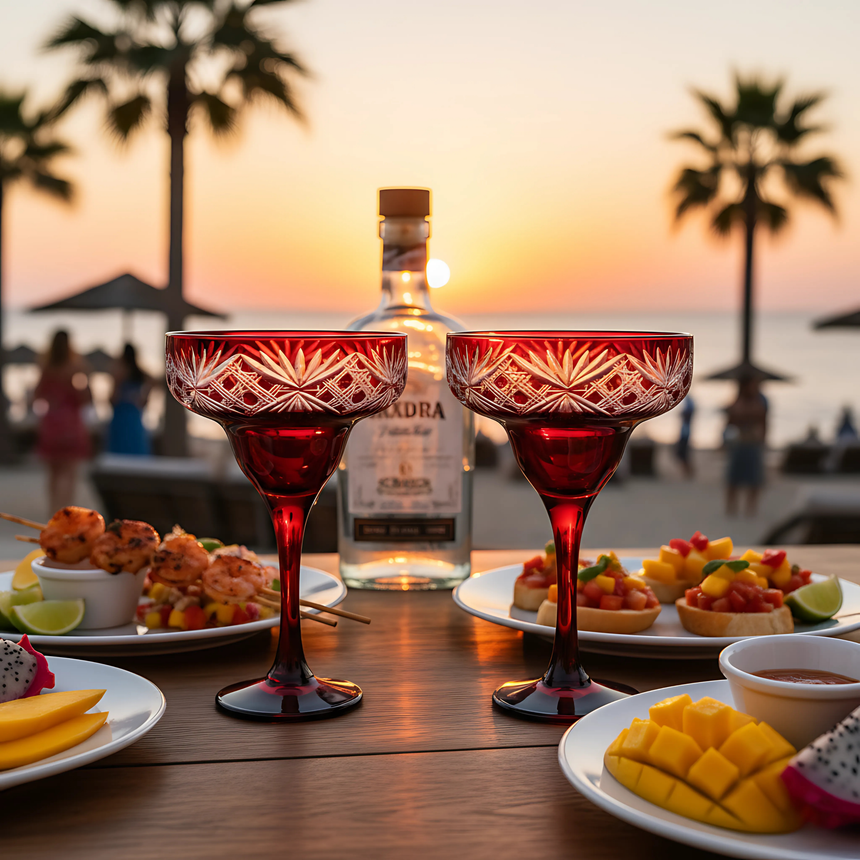 Éclat Kup Ayaklı Kadeh - Margerie Crystal