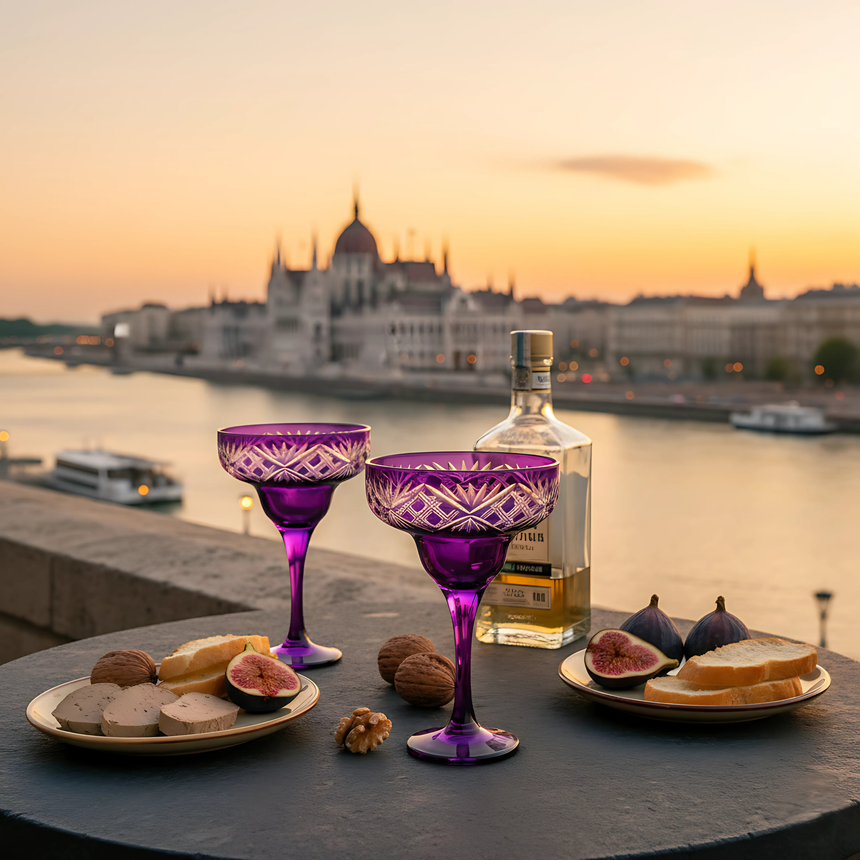 Éclat Kup Ayaklı Kadeh - Margerie Crystal