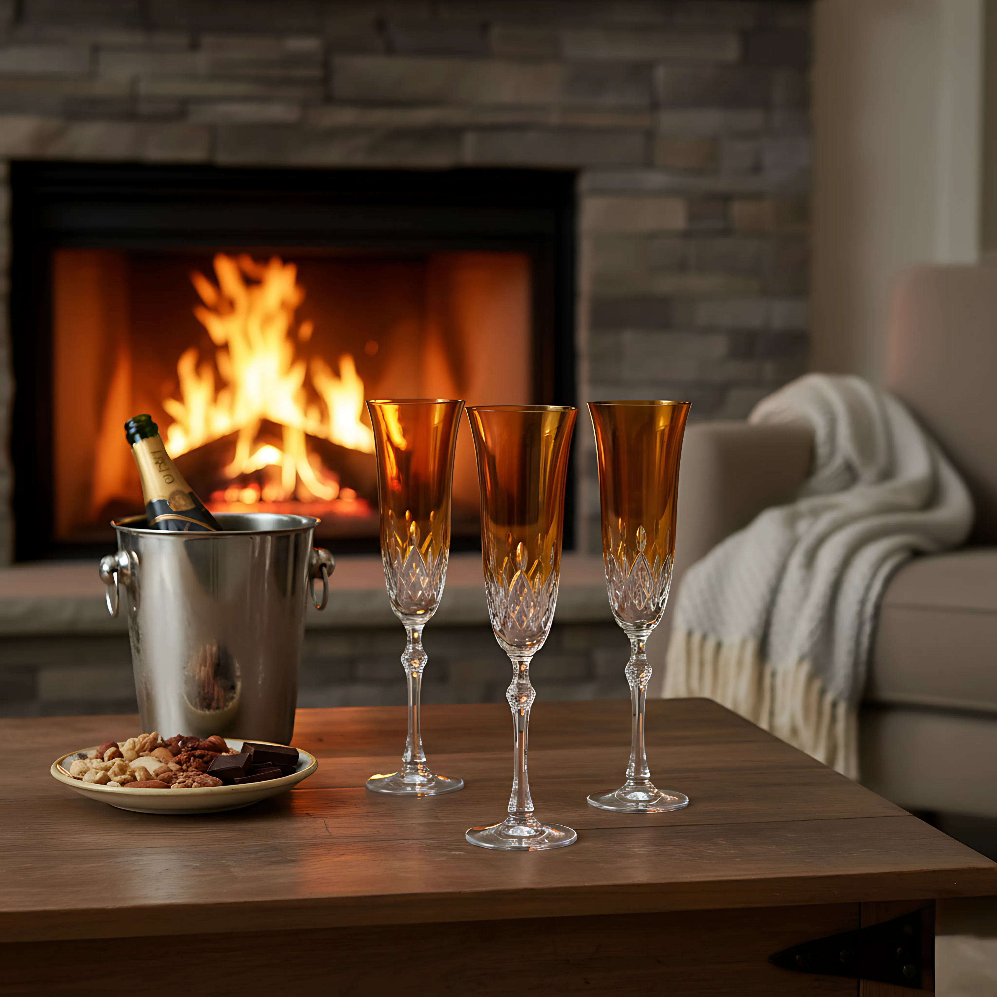 Aria Kristal Flüt Kadeh - Margerie Crystal