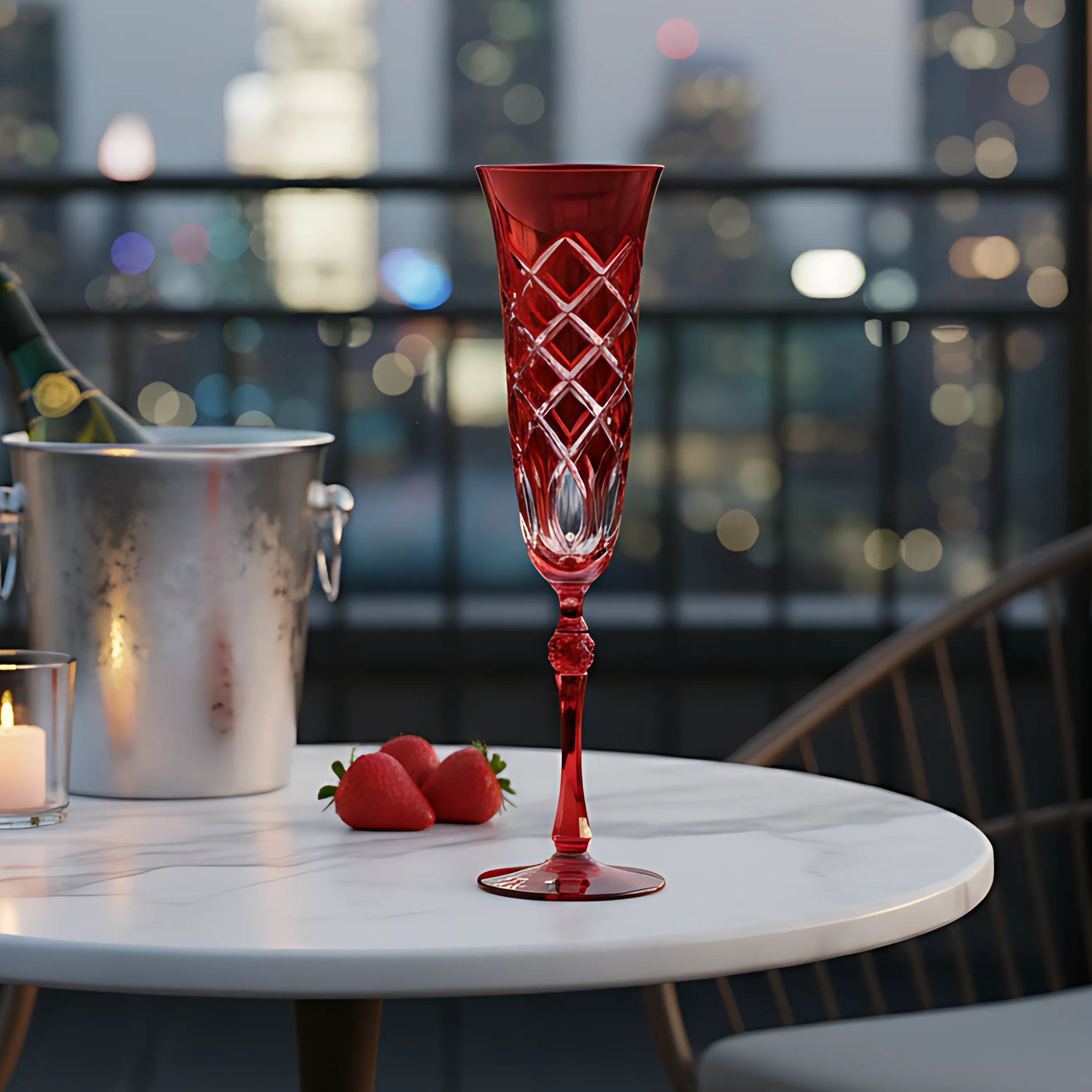 Heritage Kristal Flüt Kadeh - Margerie Crystal