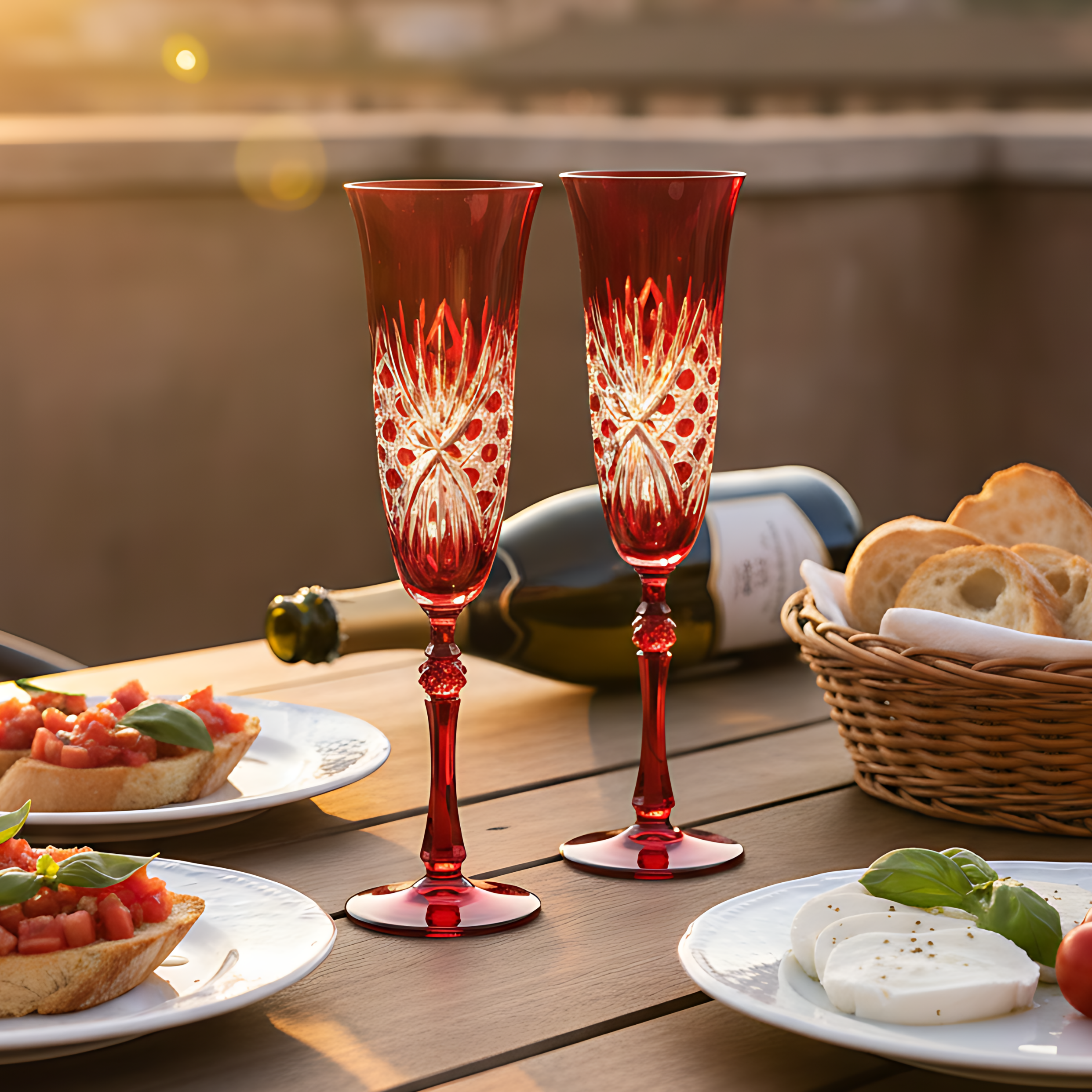 Éclat Kristal Flüt Kadeh - Margerie Crystal