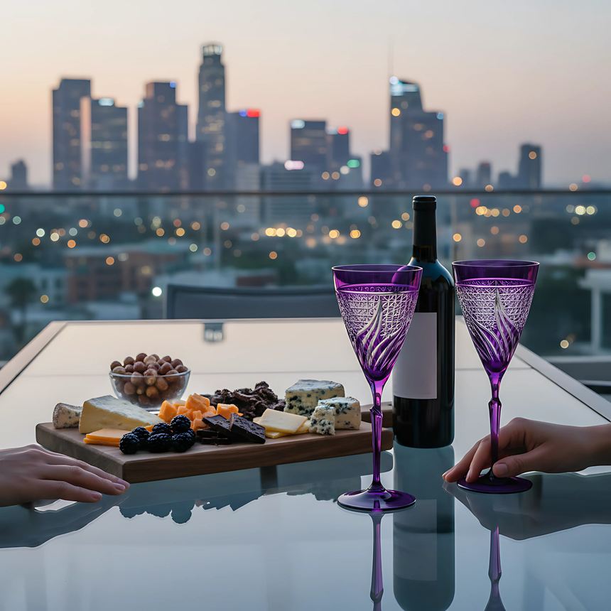 Aurora Kristal Kadeh - Margerie Crystal