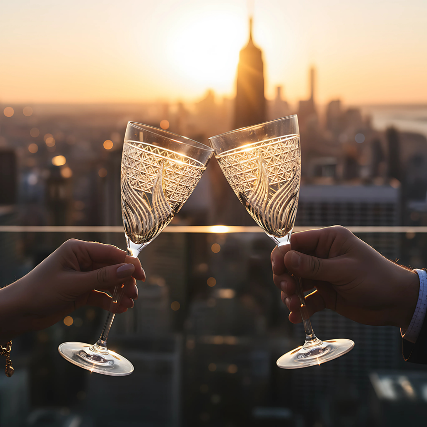 Aurora Kristal Kadeh - Margerie Crystal