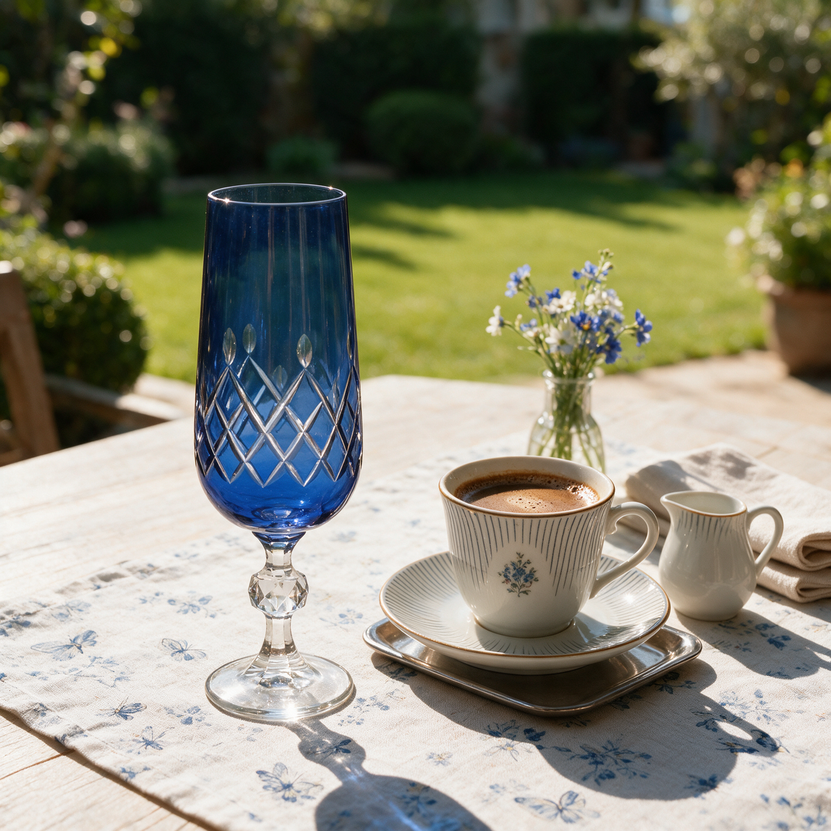 Bohemia Crystal ARIA Flute Glass 180cc