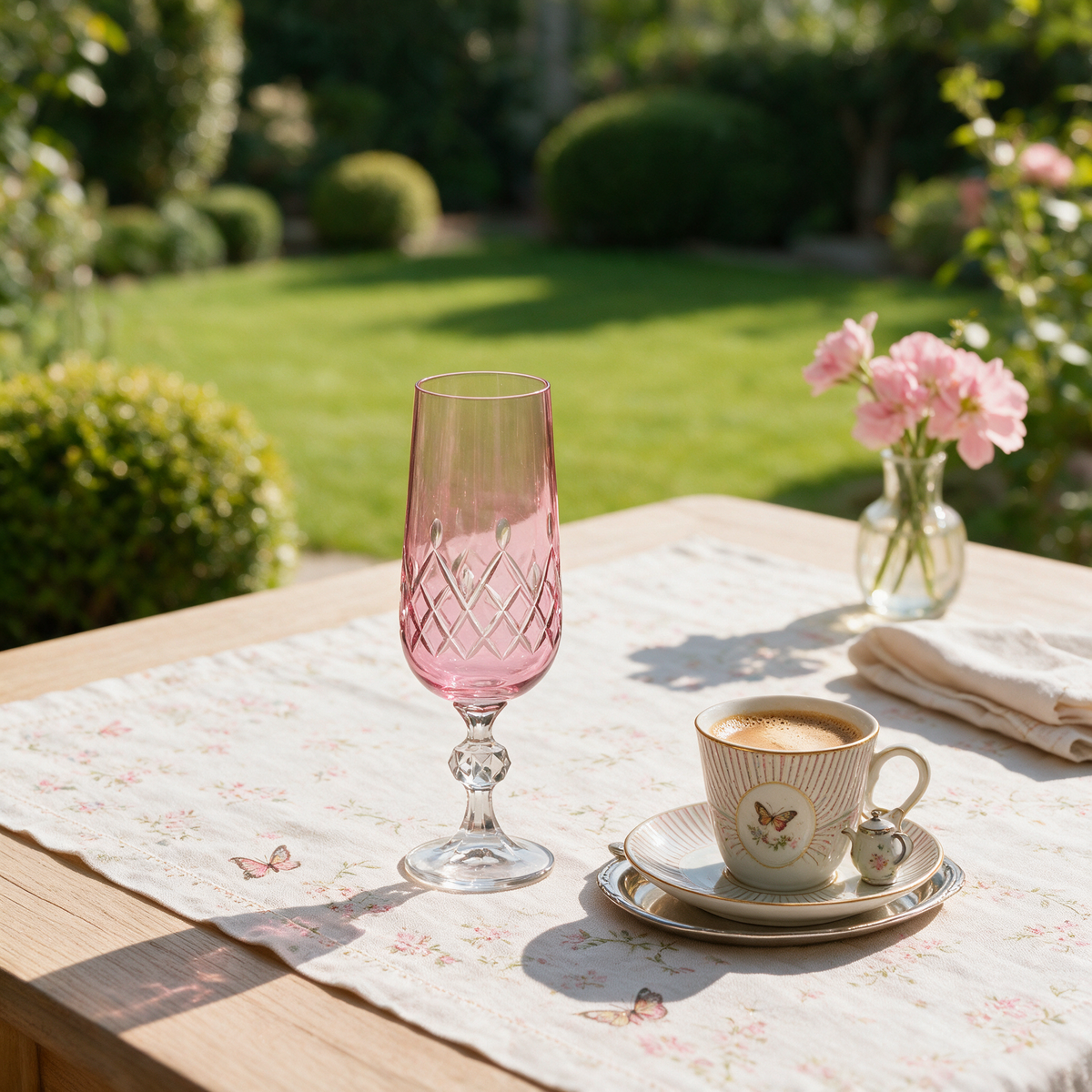 Bohemia Crystal ARIA Flute Glass 180cc