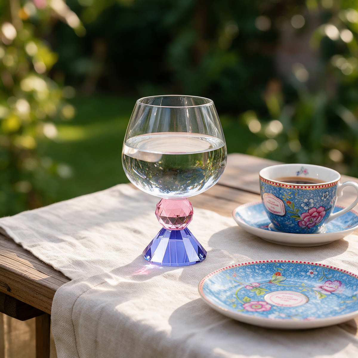 Liora Kristal Kahve Yanı Bardağı - Margerie Crystal