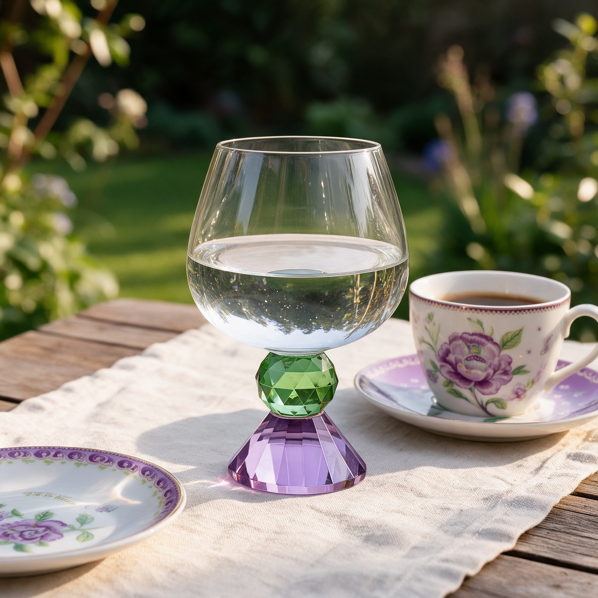 Liora Kristal Kahve Yanı Bardağı - Margerie Crystal