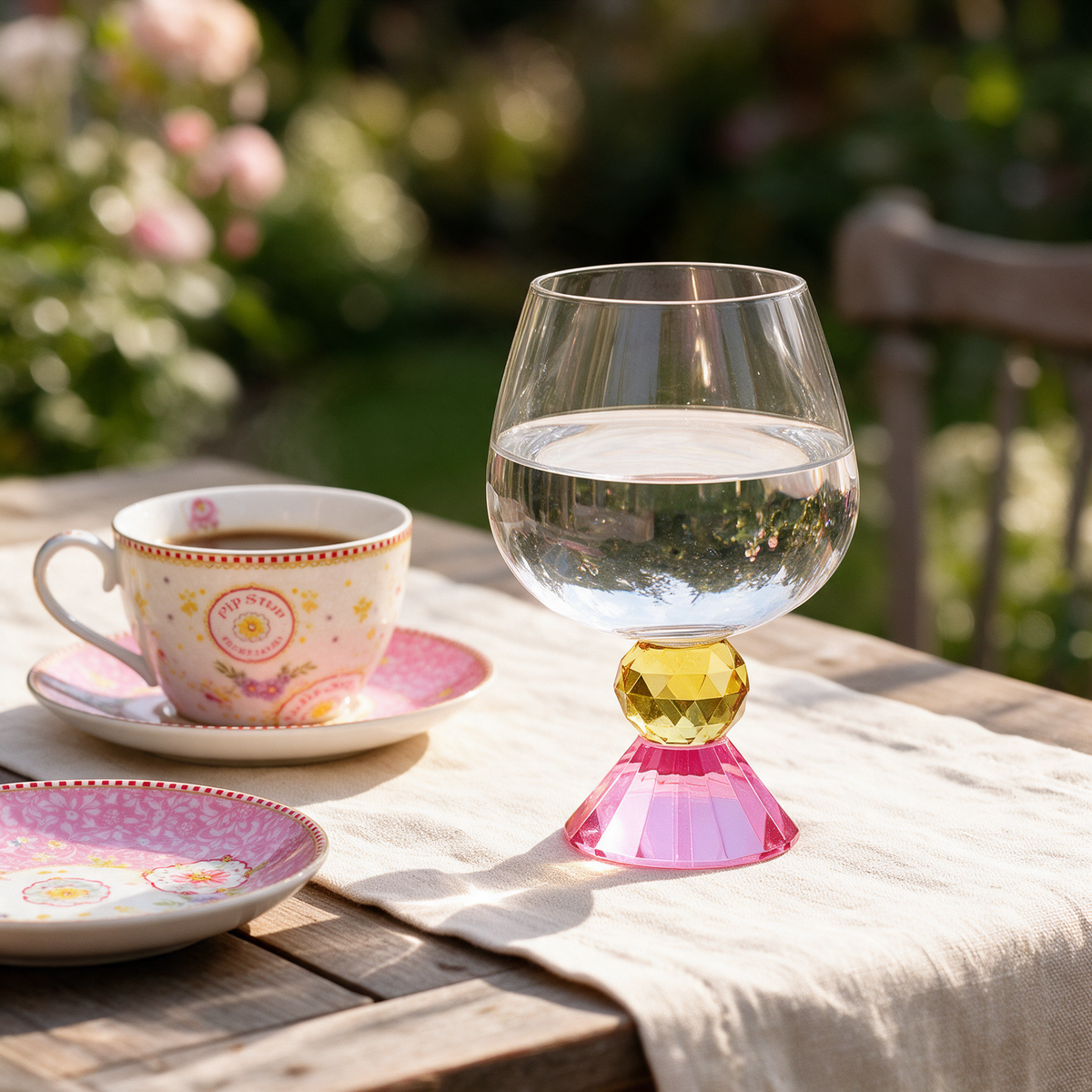 Liora Kristal Kahve Yanı Bardağı - Margerie Crystal