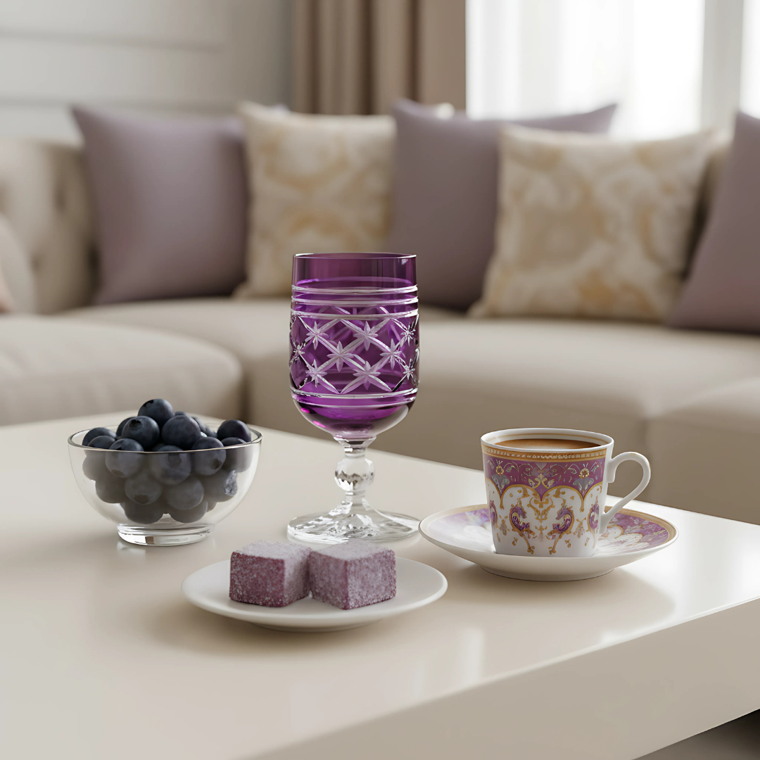 Bohemia Crystal Olia Kahve Yanı Su Bardağı