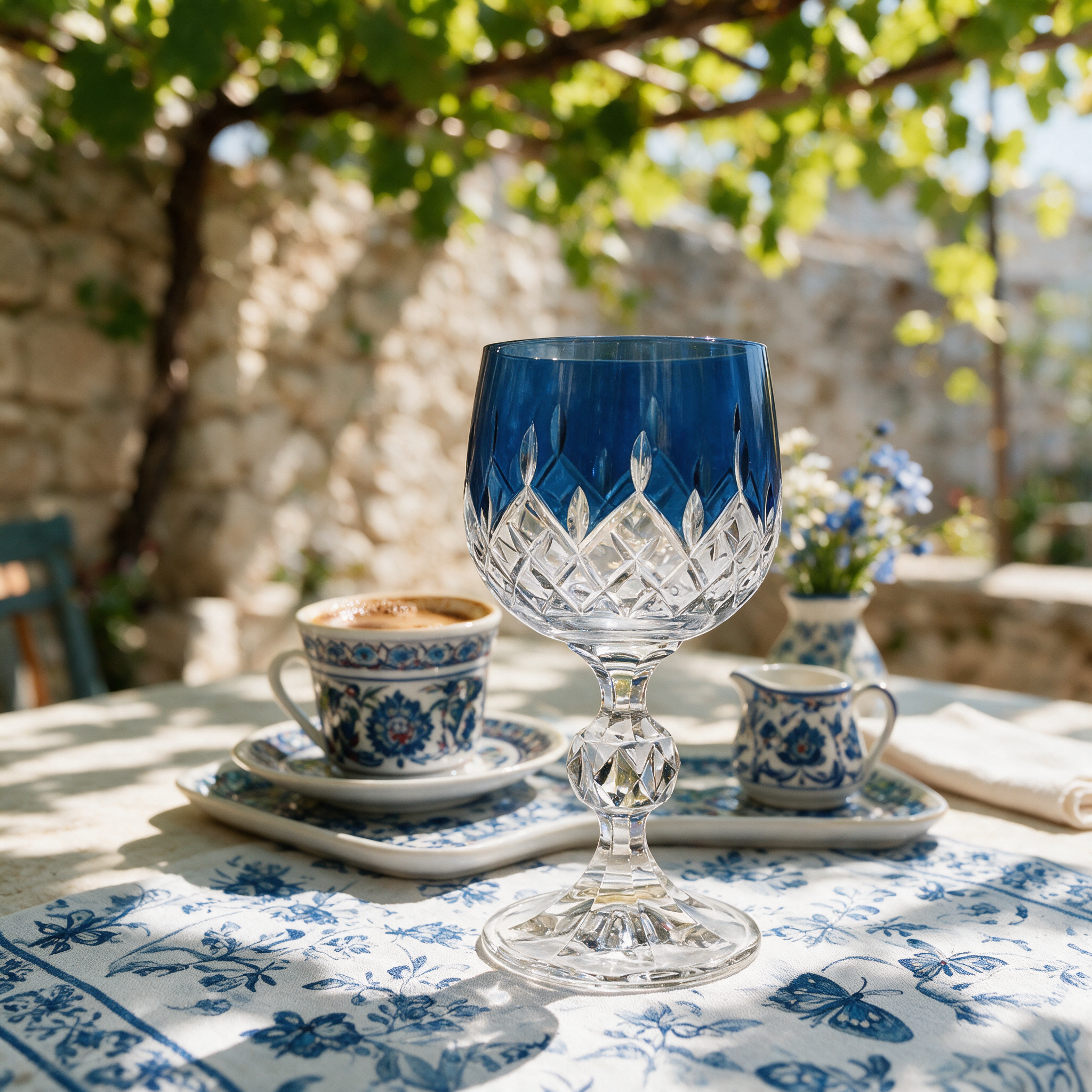 Bohemia Crystal ARIA Kristal Kahve Yanı Su Bardağı 150cc