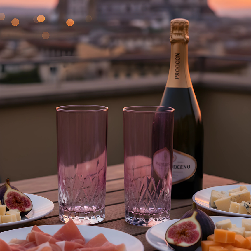 Aria Cam Uzun Su Bardağı - Margerie Crystal