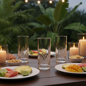 Aria Cam Uzun Su Bardağı - Margerie Crystal