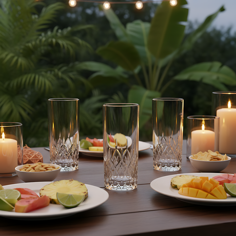 Aria Cam Uzun Su Bardağı - Margerie Crystal