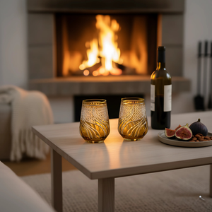 Aurora Cam Su Bardağı - Margerie Crystal