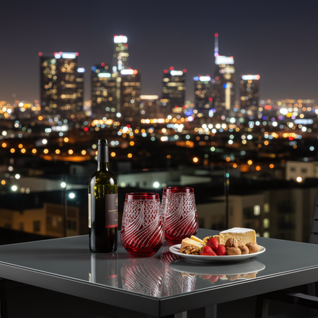 Aurora Cam Su Bardağı - Margerie Crystal