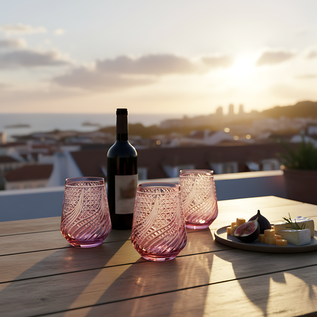 Aurora Cam Su Bardağı - Margerie Crystal