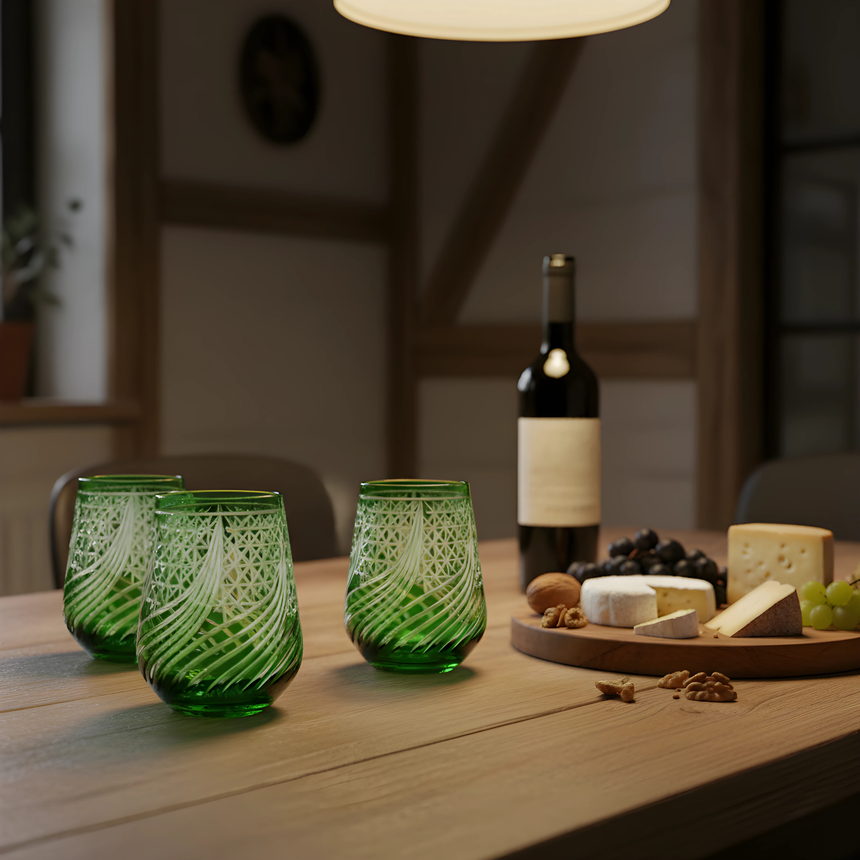 Aurora Cam Su Bardağı - Margerie Crystal