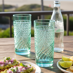 Aurora Cam Uzun Su Bardağı - Margerie Crystal