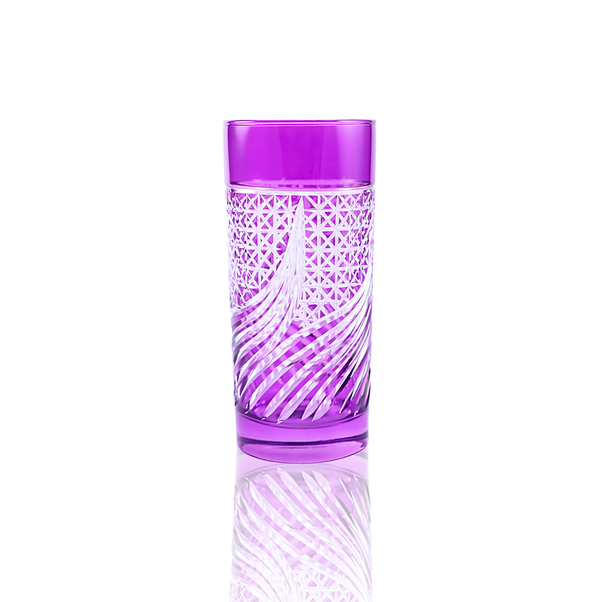 Aurora Cam Uzun Su Bardağı - Margerie Crystal