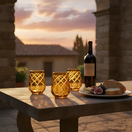 Heritage Cam Su Bardağı - Margerie Crystal