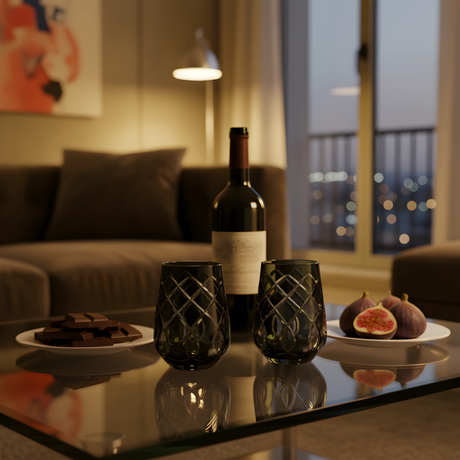 Heritage Cam Su Bardağı - Margerie Crystal