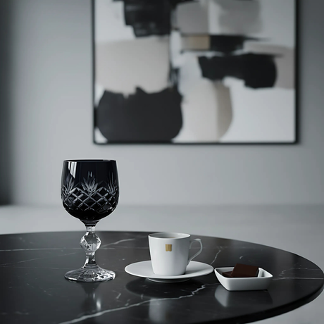 Bohemia Crystal Ara Kahve Yanı Su Bardağı - Margerie Crystal