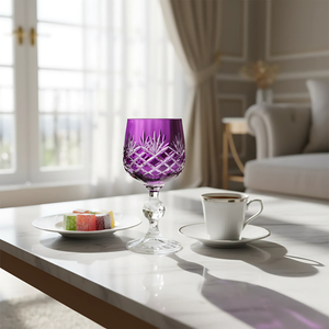 Bohemia Crystal Ara Kahve Yanı Su Bardağı - Margerie Crystal