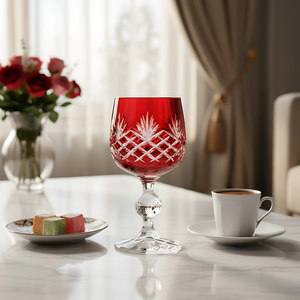 Bohemia Crystal Ara Kahve Yanı Su Bardağı - Margerie Crystal