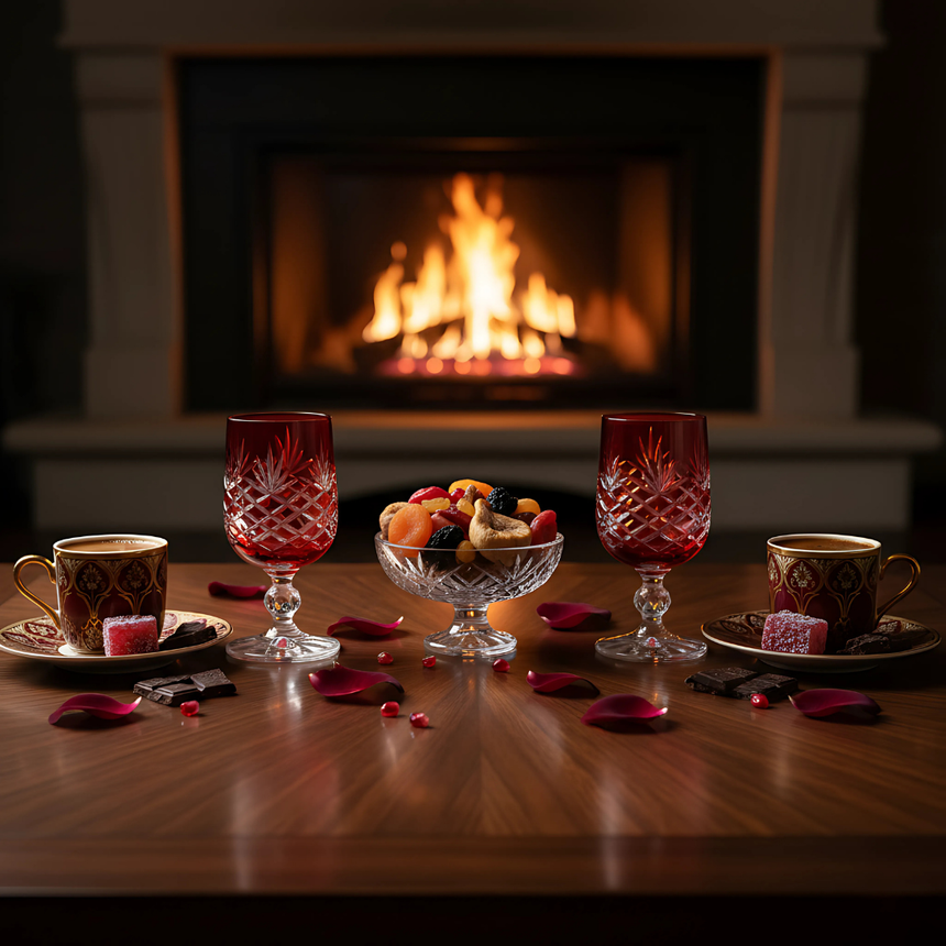 Bohemia Crystal Ara Kahve Yanı Su Bardağı - Margerie Crystal