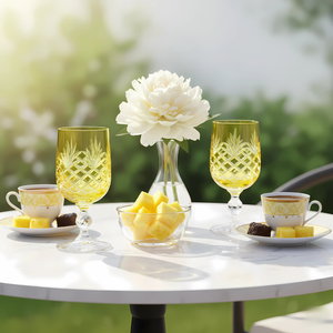 Bohemia Crystal Ara Kahve Yanı Su Bardağı - Margerie Crystal