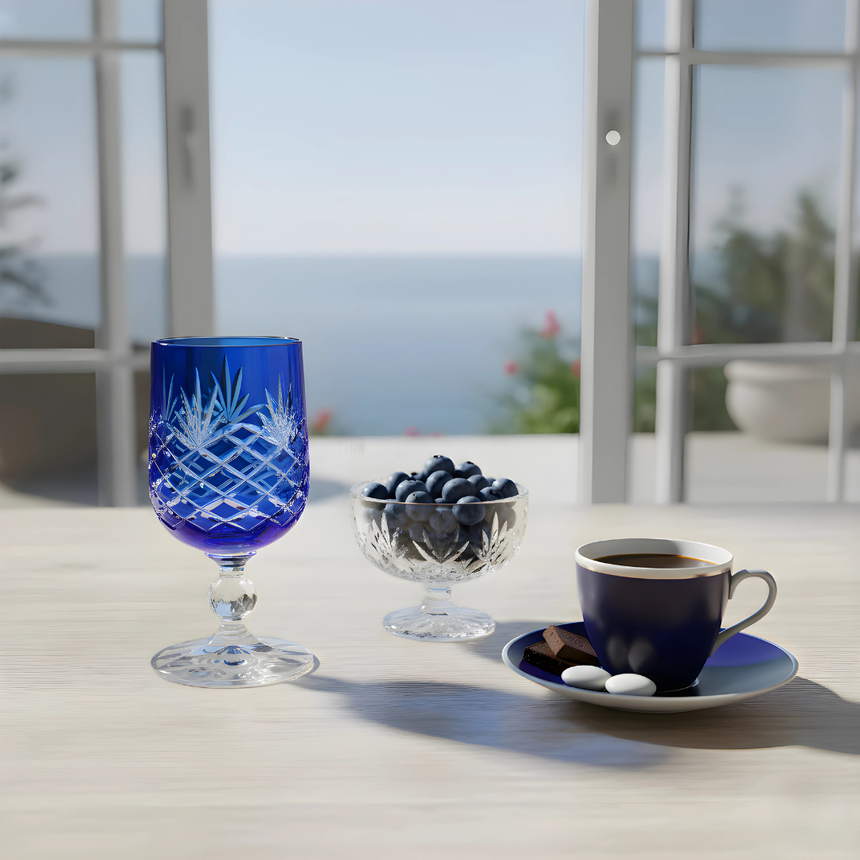 Bohemia Crystal Ara Kahve Yanı Su Bardağı - Margerie Crystal