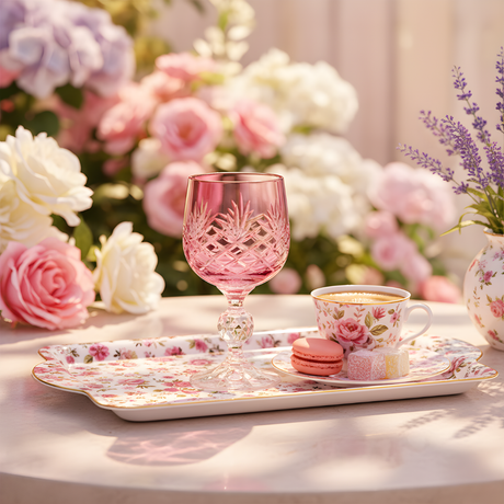 Bohemia Crystal Ara Kahve Yanı Su Bardağı - Margerie Crystal